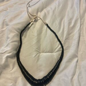 Elegant Black Beaded Necklace